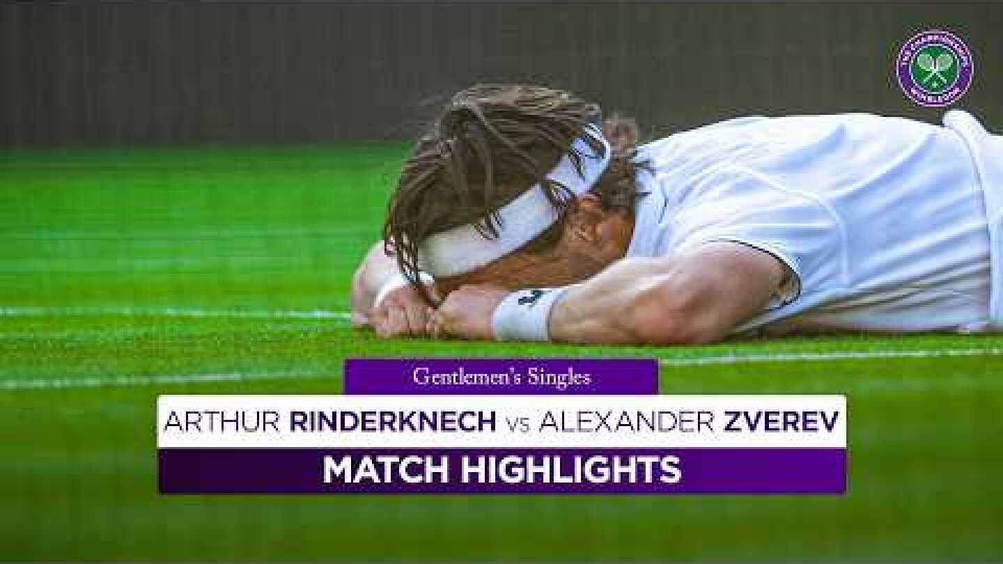 A thriller lasting TWO DAYS! I Arthur Rinderknech vs Alexander Zverev | Highlights | Wimbledon 2025