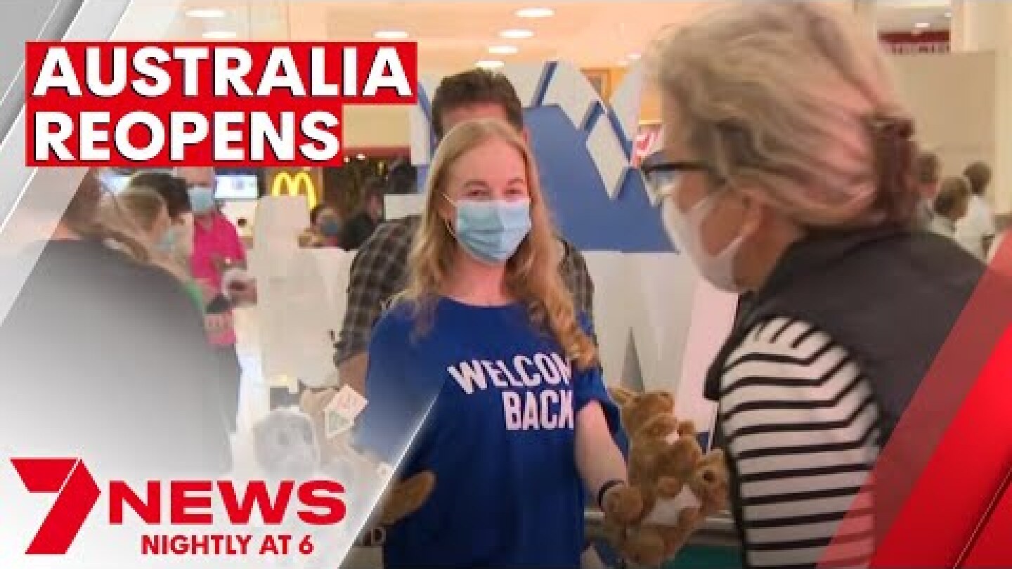 Australia reopens international borders during COVID pandemic | 7NEWS