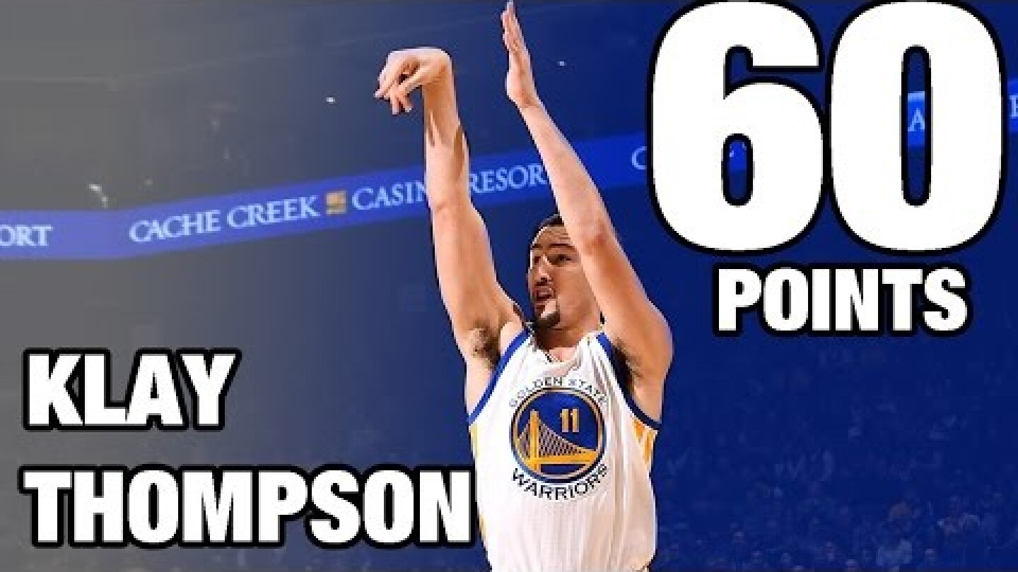 Klay Thompson CAREER HIGH 60 POINTS in 29 Minutes | 12.05.16