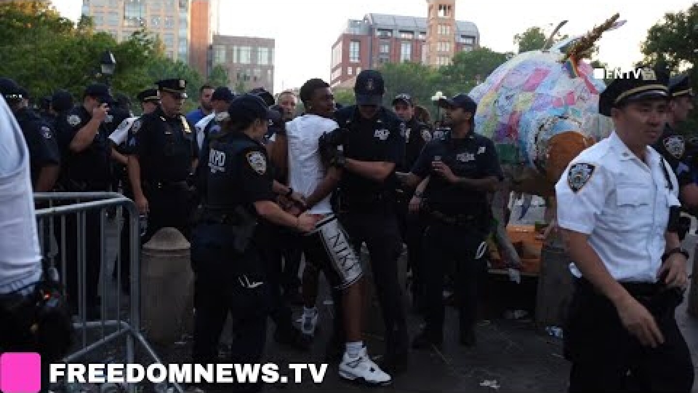 PRIDE PARADE CHAOS - Multiple Arrests at WSP after Bear Spray Released and PD Clear Park