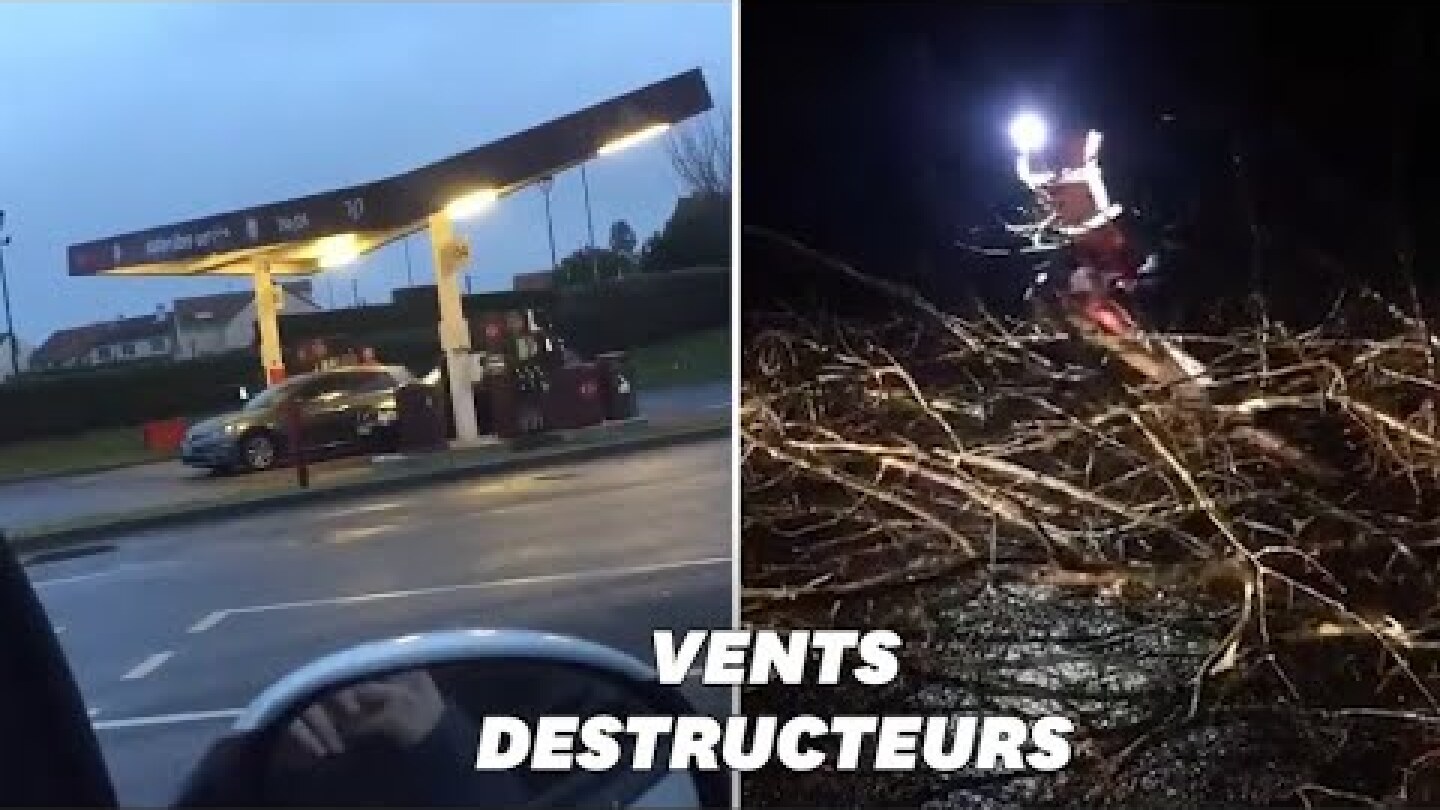 Les images des dégâts de la tempête Ciara en France