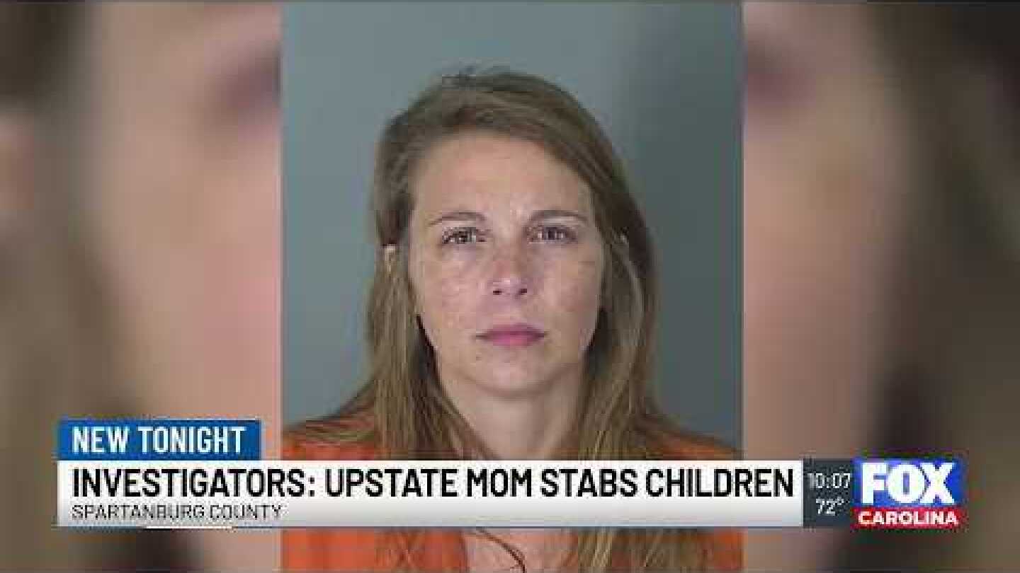 Investigation continues after Upstate mom accused of stabbing children