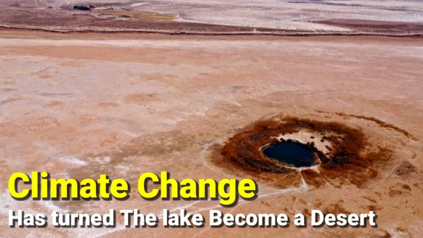 Climate Change Make The Lake Become Desert In Iraq
