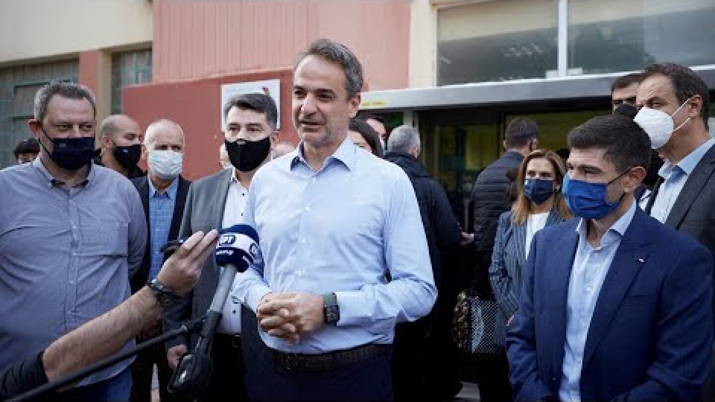 Eπίσκεψη του Πρωθυπουργού και Προέδρου της Νέας Δημοκρατίας, Κυριάκου Μητσοτάκη, στο Γαλάτσι