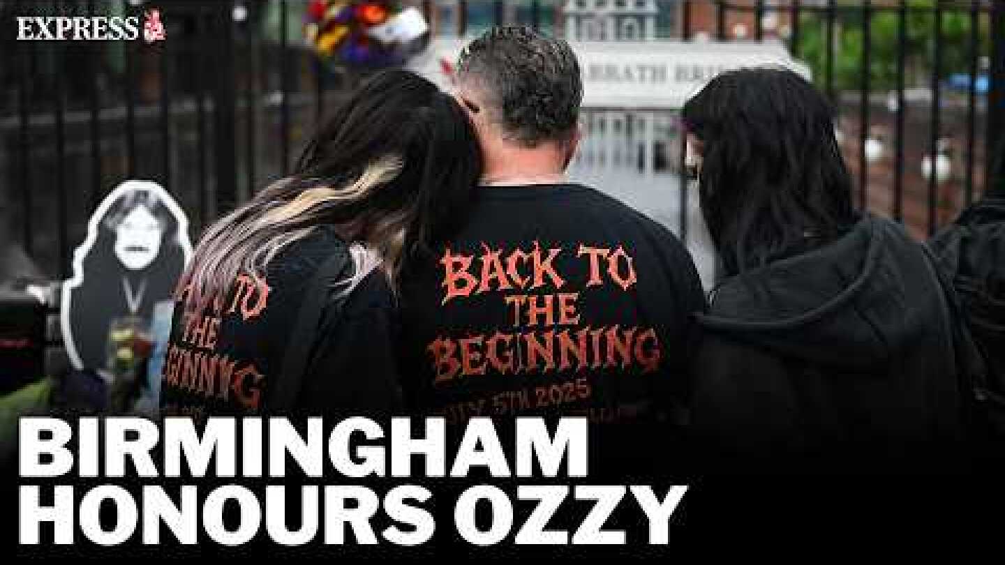 Ozzy Osbourne fans PACK Birmingham to pay emotional tribute to local legend