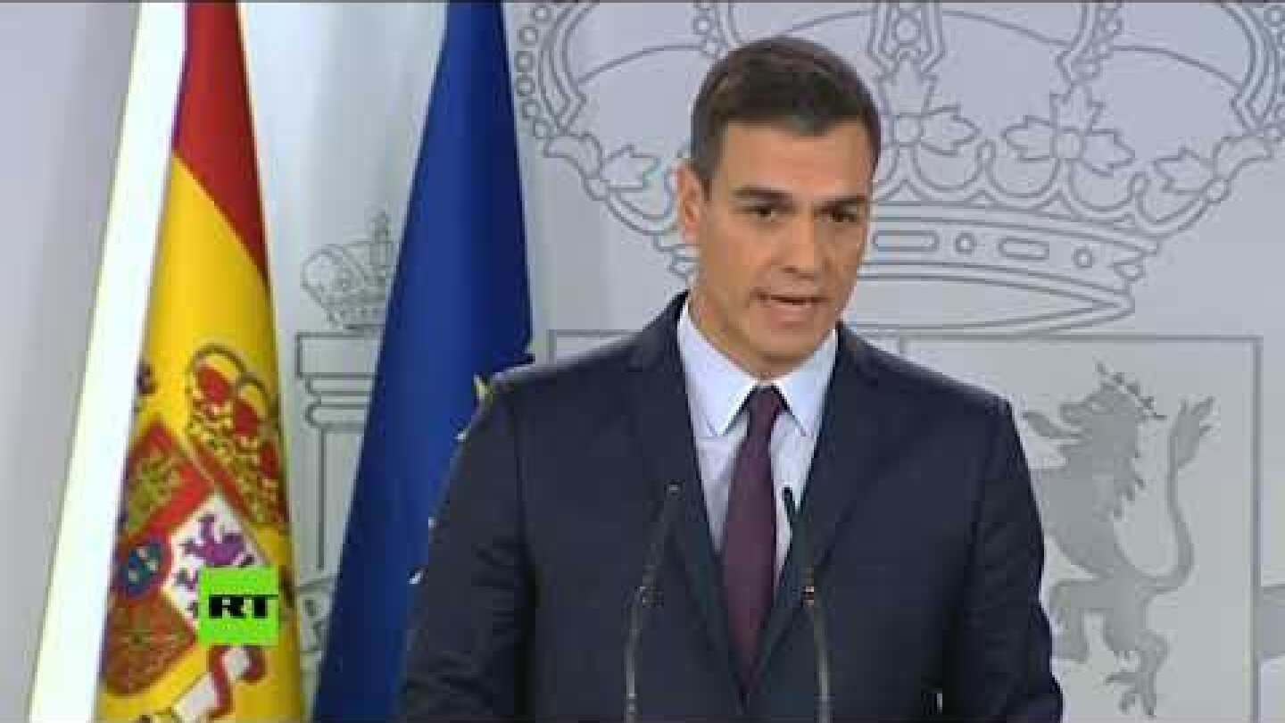 Así anunció Pedro Sánchez la convocatoria de elecciones generales en España