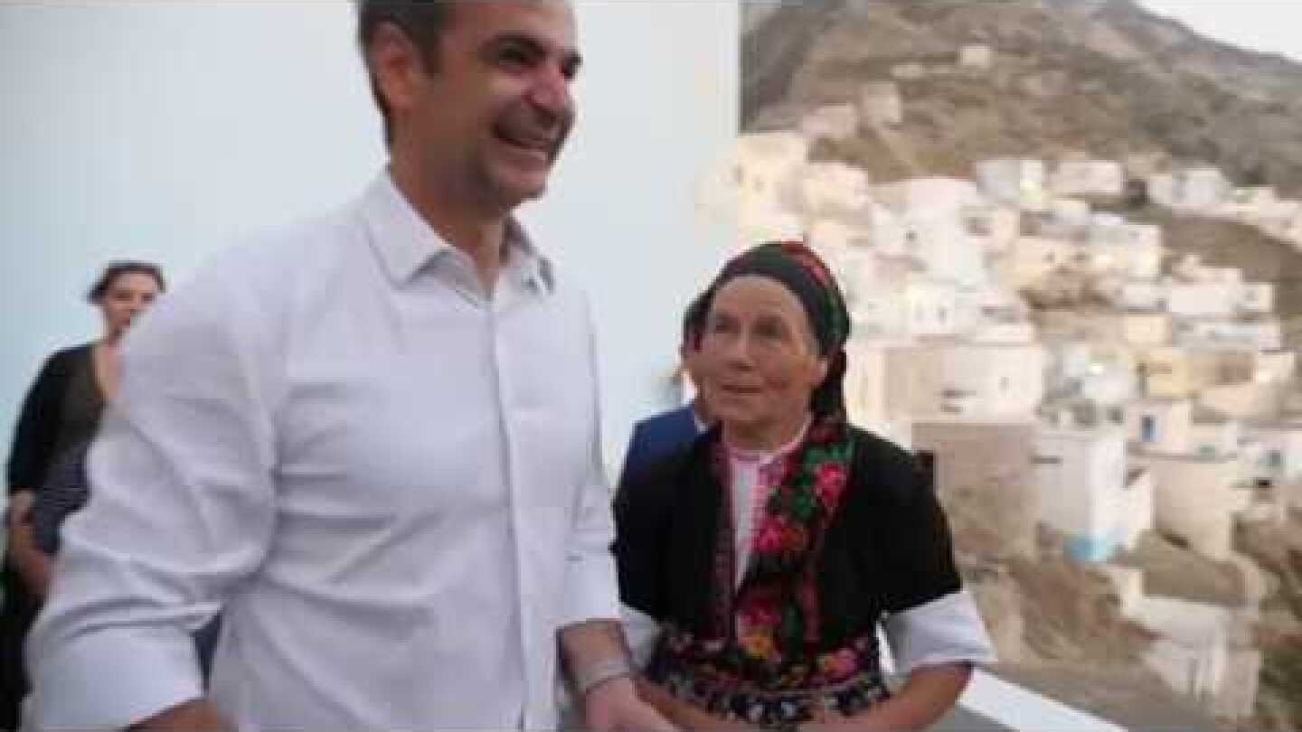 Περιοδεία του Κυριάκου Μητσοτάκη στην Κάρπαθο