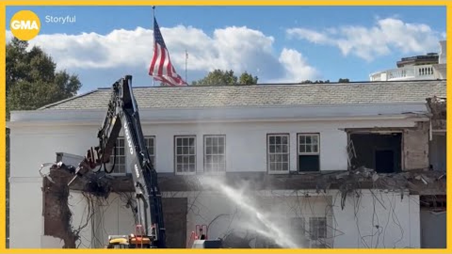 Entire East Wing of White House to be demolished as soon as this weekend: Sources