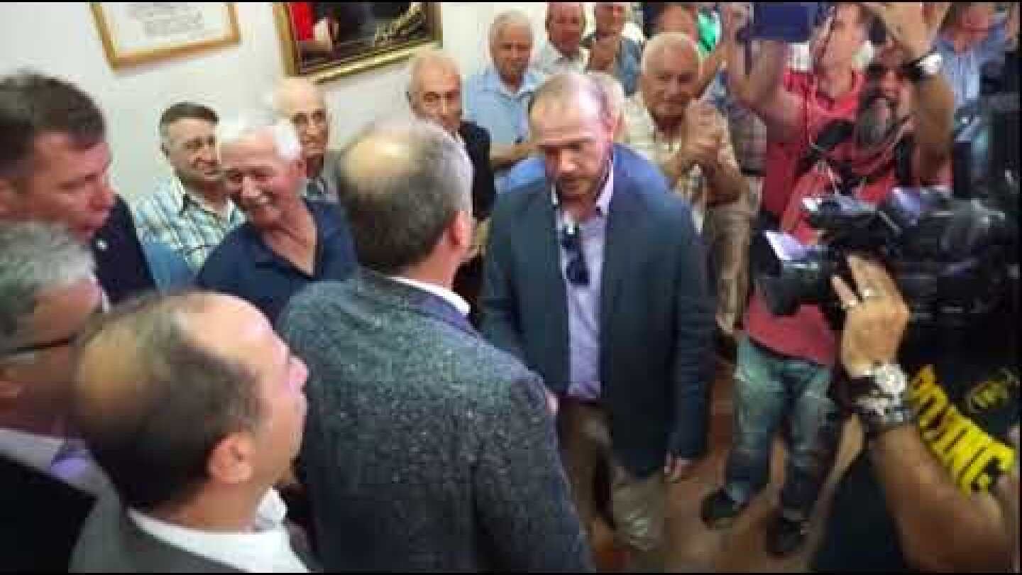 Μουχαρέμ Ιντζέ στην Ένωση 'Τούρκων' Δασκάλων