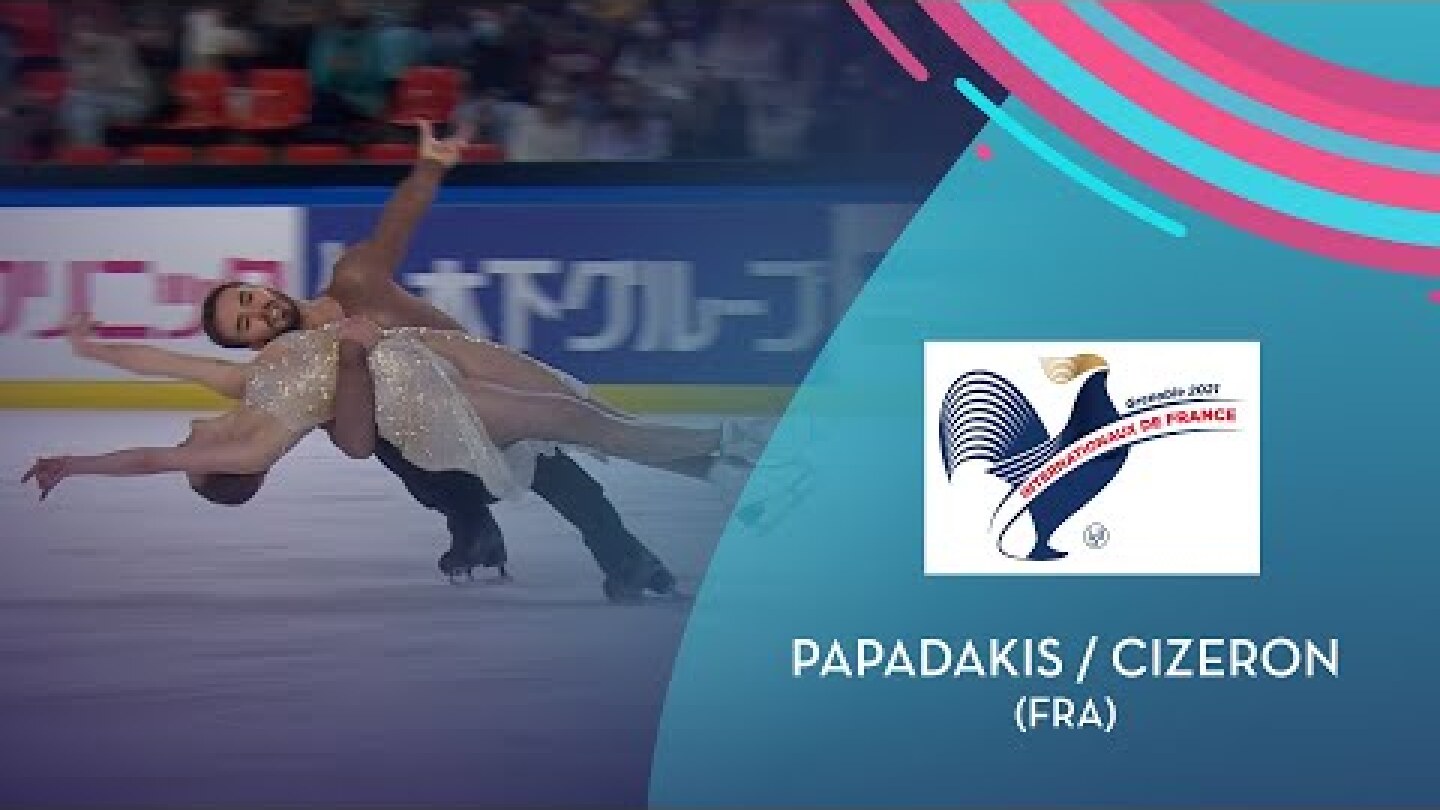 Papadakis/Cizeron (FRA) | Ice Dance FD | Internationaux de France 2021  | #GPFigure