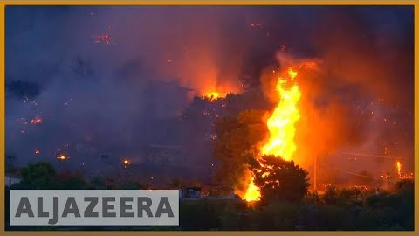🇬🇷 🔥 Greece: Major forest fires rage near Athens as homeowners flee | Al Jazeera English