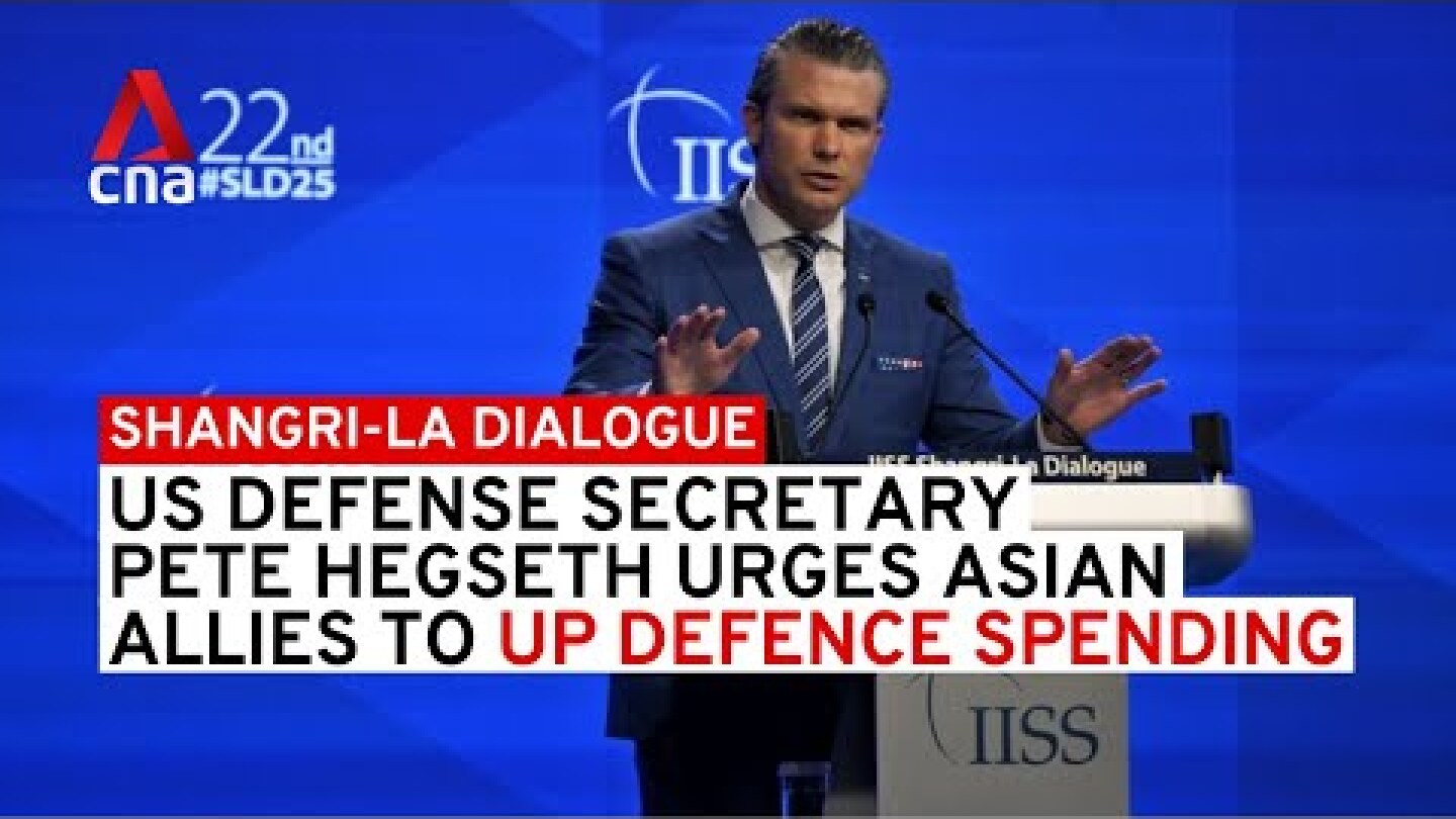 Shangri-La Dialogue 2025: Pete Hegseth urges Asian allies to up defence spending amid China "threat"