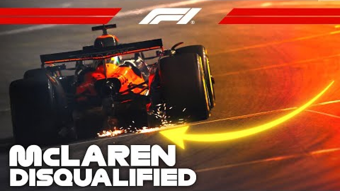 Why Lando Norris and Oscar Piastri Were Disqualified | 2025 Las Vegas Grand Prix