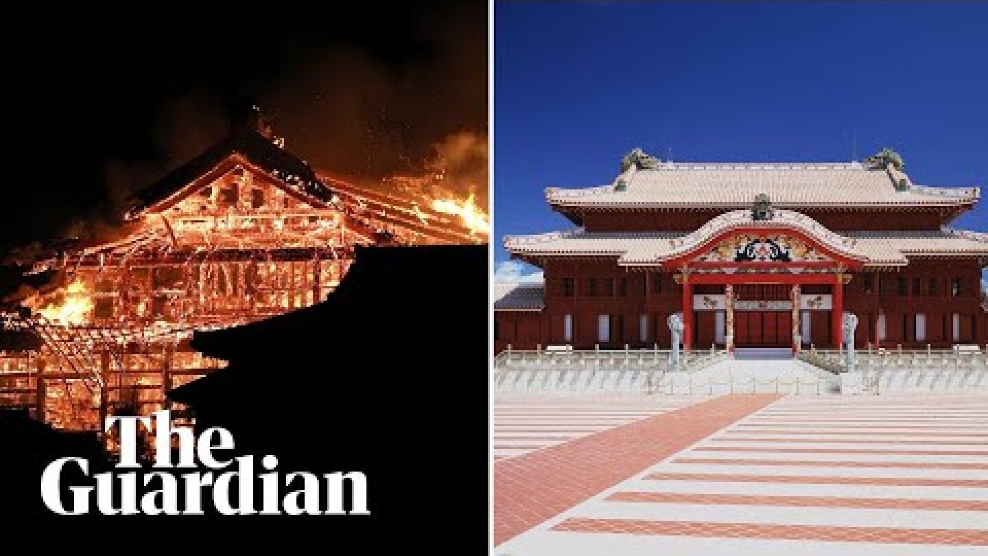 Fire engulfs World Heritage Japanese castle in Okinawa