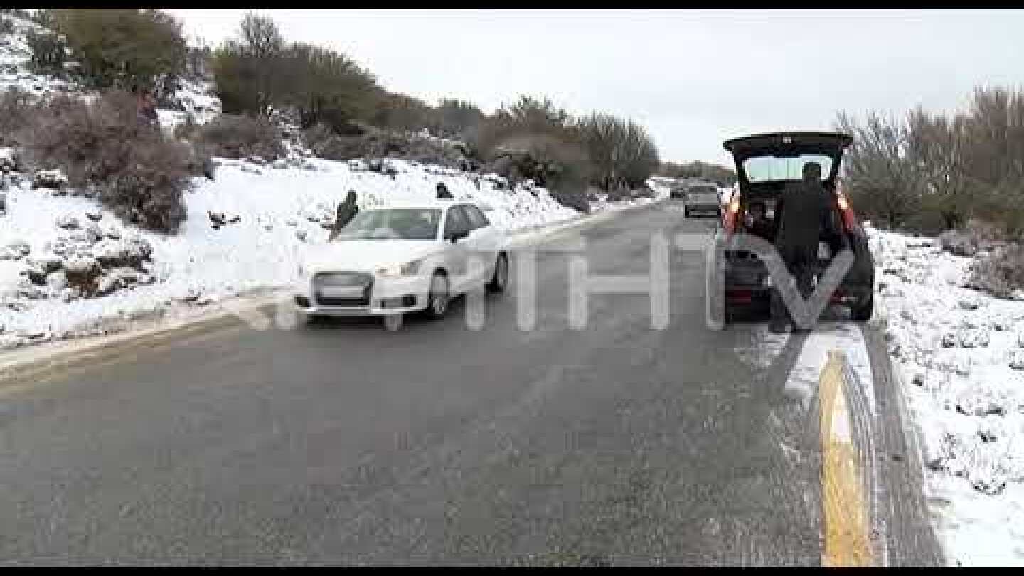 Χιόνισε στον Ψηλορείτη!