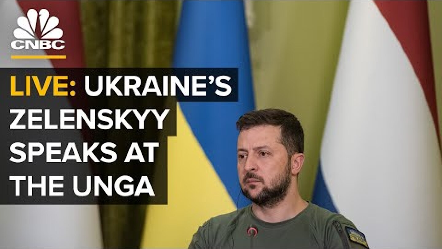 LIVE: Ukraine's President Zelenskyy addresses the United Nations General Assembly — 9/21/22
