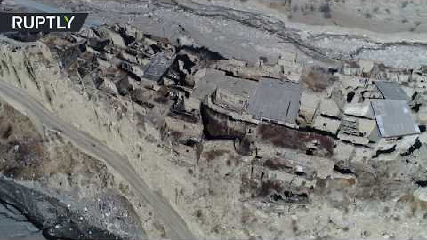 Drone footage: Ancient ‘Trap’ village survives high in the mountains of Dagestan