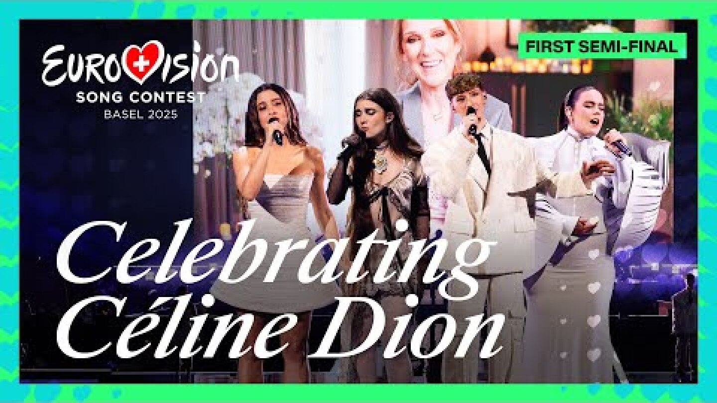 Celebrating Céline Dion at the First Semi-Final | Eurovision 2025 | #UnitedByMusic ​​🇨🇭