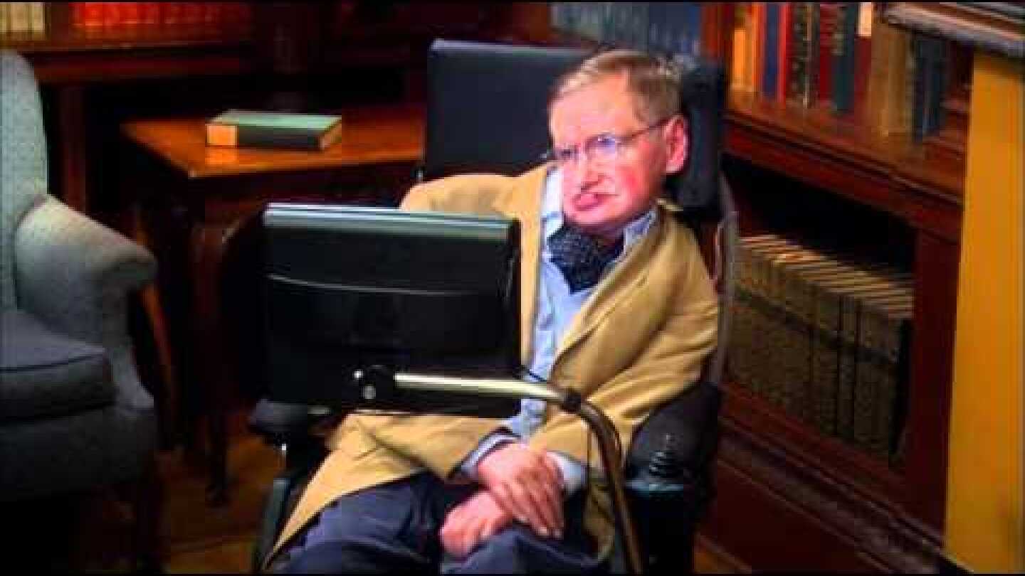 Sheldon meets Stephen Hawking- The big bang theory