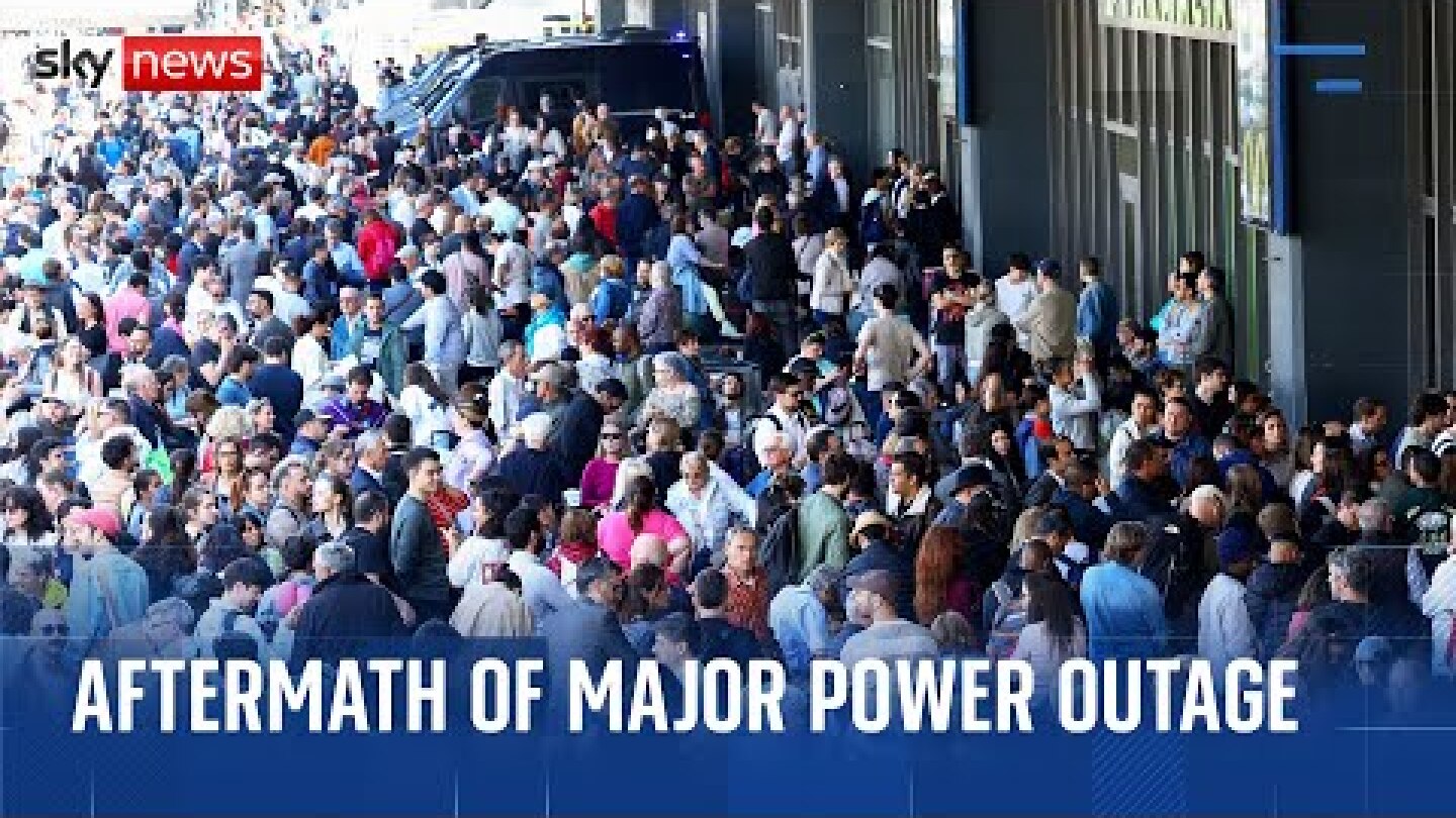 Most power restored across Spain and Portugal after major blackout