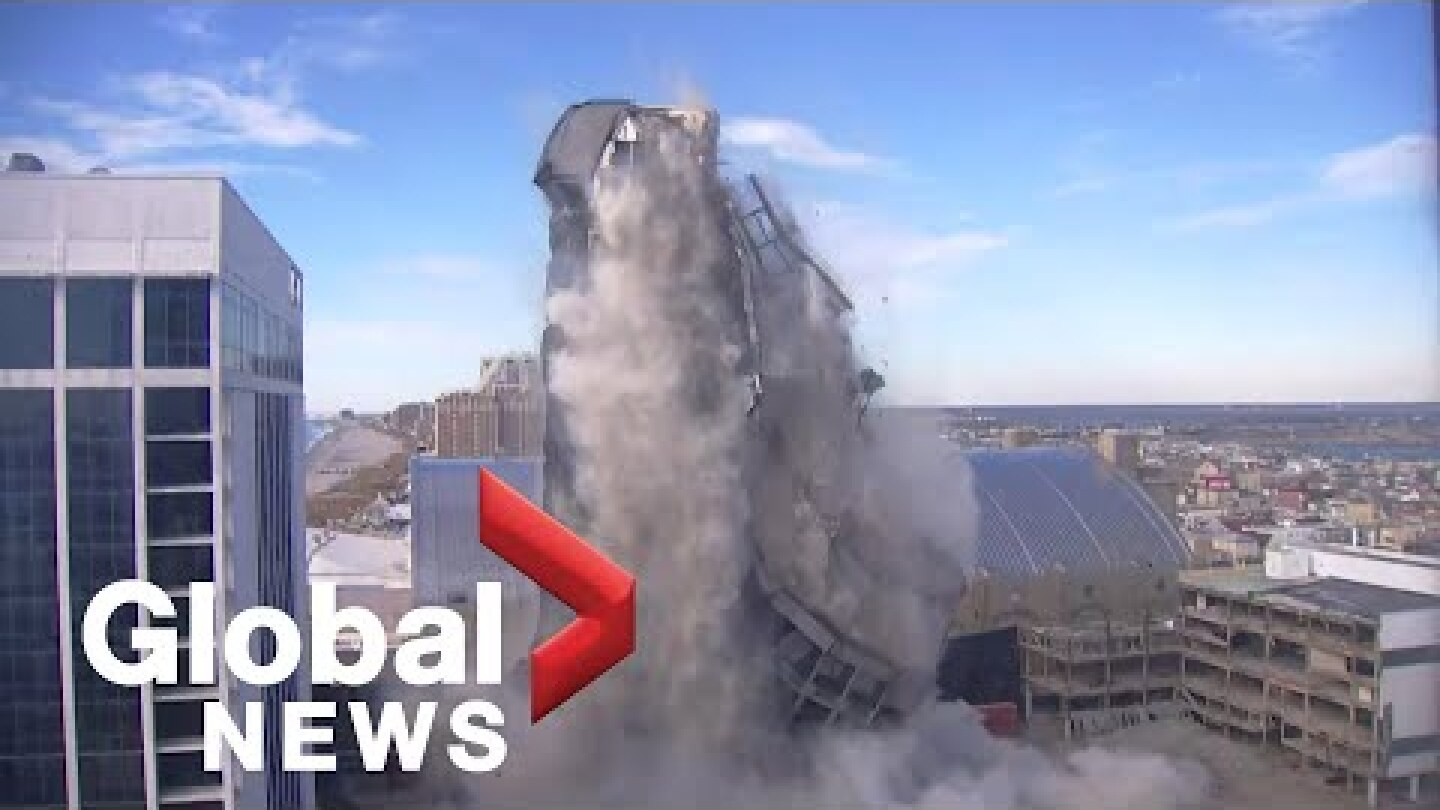 Trump Plaza casino demolished in Atlantic City