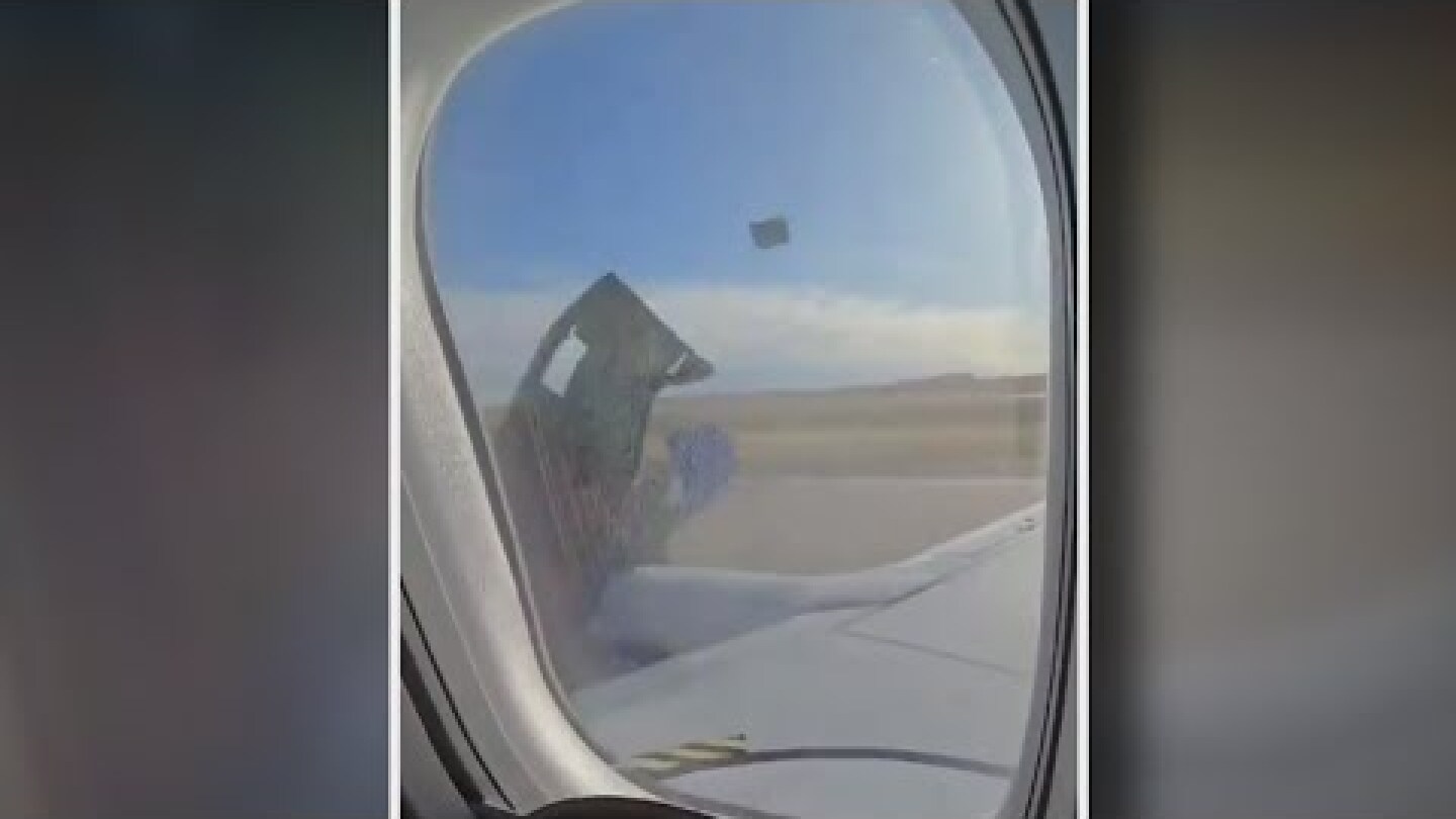 Engine cover falls off Boeing plane, strikes wing flap during Southwest Airlines flight