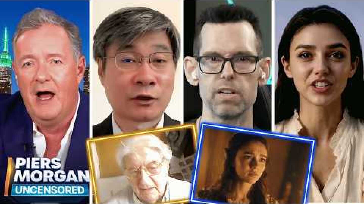 World’s First AI Actress MELTS DOWN In Piers Morgan Interview! + Tom Bilyeu, Prof Jiang & Tom Conti