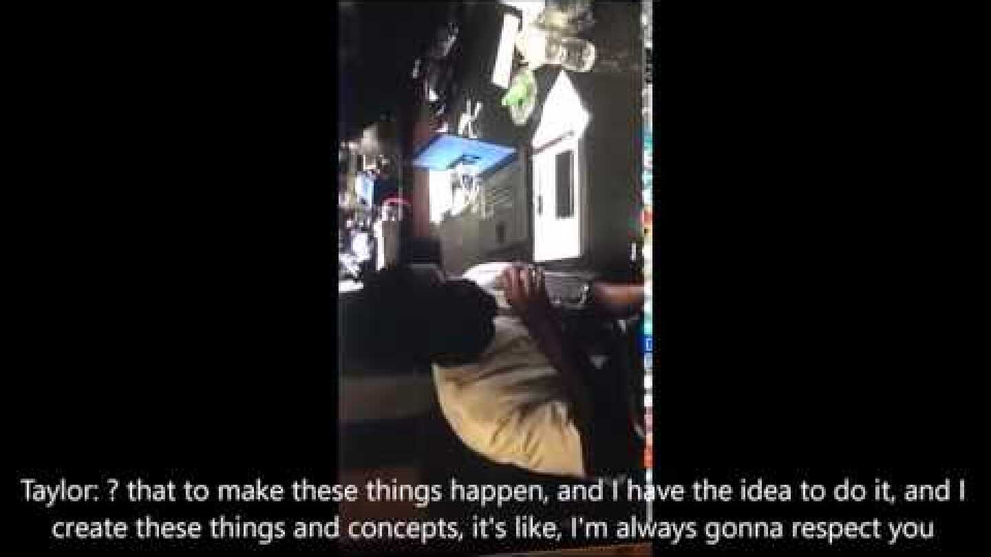 Kim K - Taylor Swift/Kanye Phone Call [Full snapchats with subtitles]