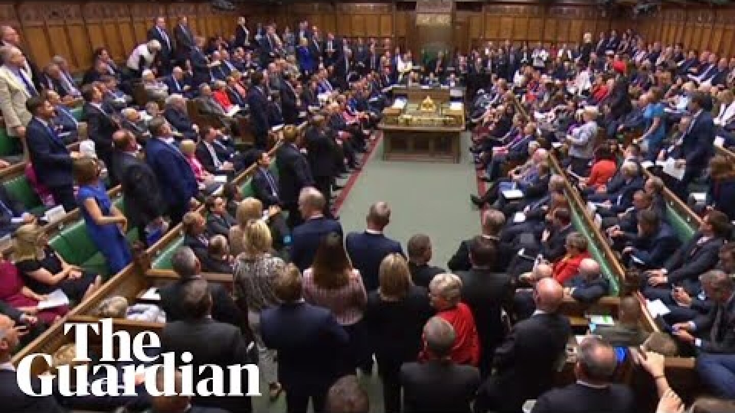 MPs reject calls for snap general election after backing Brexit delay bill - watch live