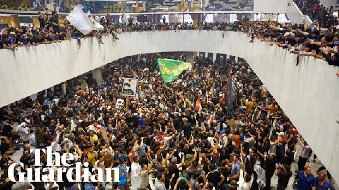 Iraqi protesters storm parliament for second time this week