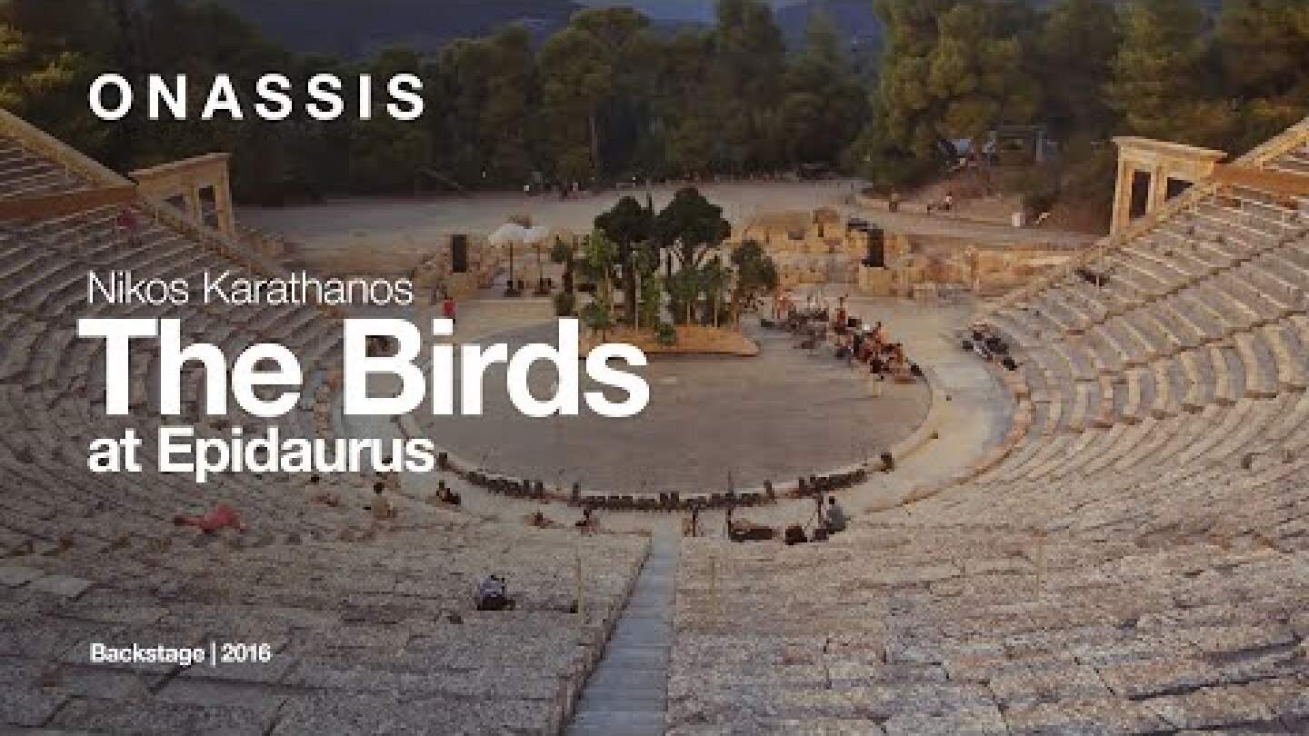 The Birds Backstage at the Ancient Theater of Epidaurus
