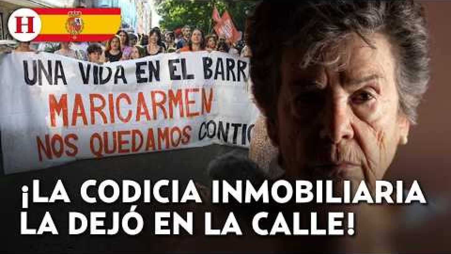 ¡Sacada en camilla a sus 87 años! El brutal desahucio de Maricarmen que conmociona a España