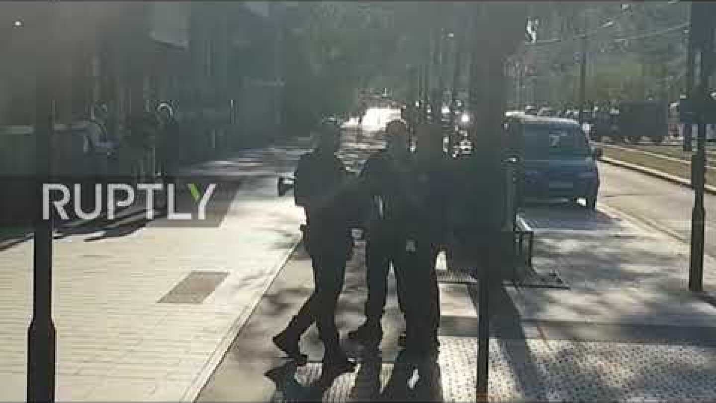 France: Police on scene after armed man takes hostages at bank in Le Havre
