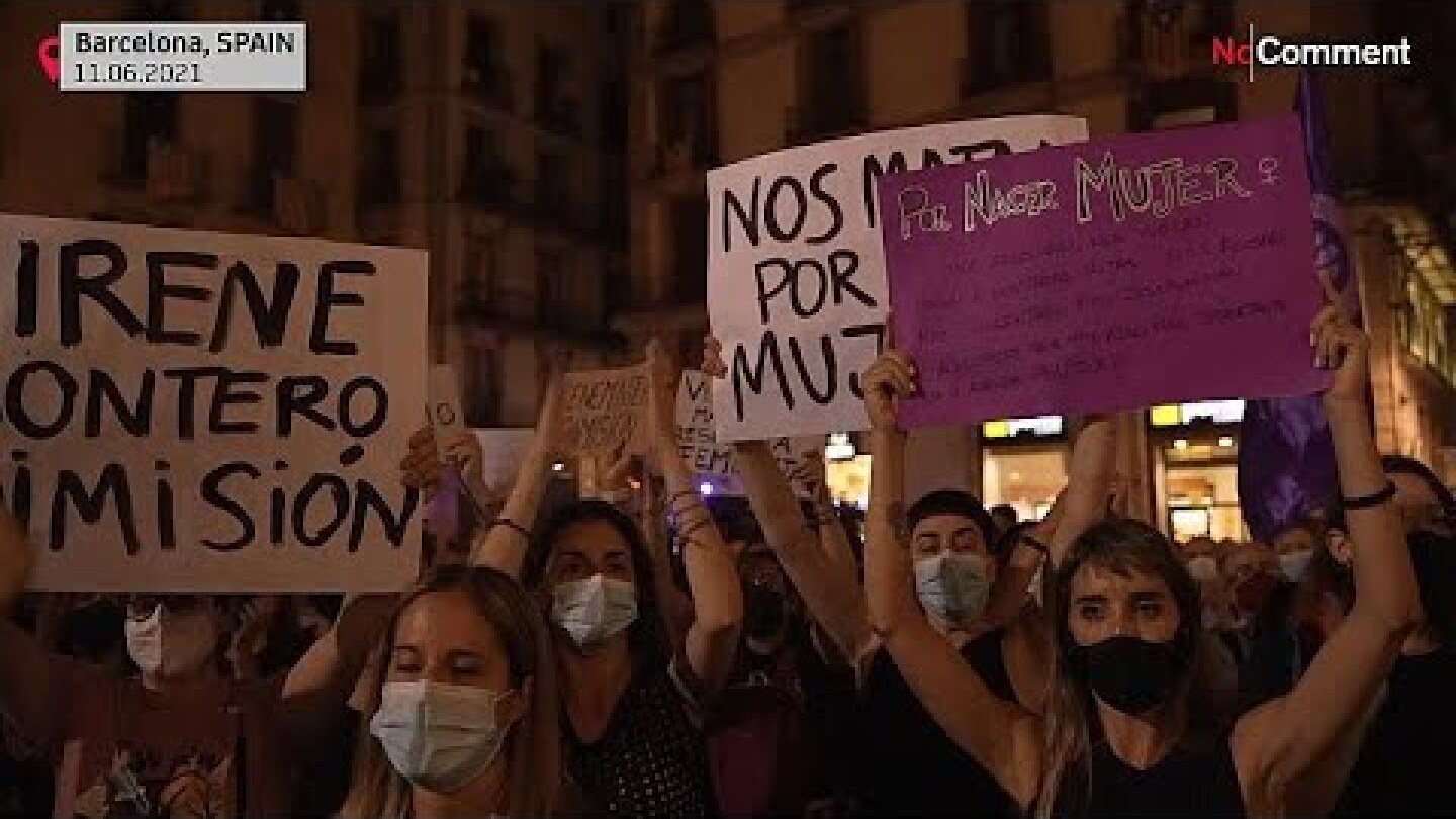 Women Protest in Spain after body of missing girl found