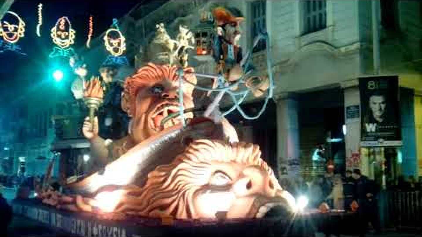 Πατρινο καρναβάλι Νυχτερινή ποδαράτη 2018 άρματα