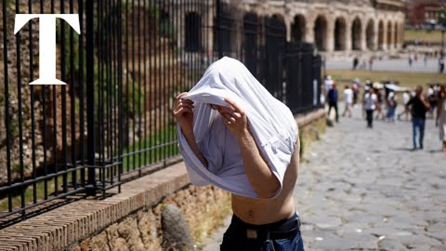 European heatwave: first death as Italy temperatures to hit 48C