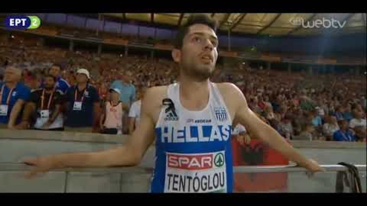 Miltos Tentoglou, 8,25 m Gold medal European Athletics Championship, Berlin 2018