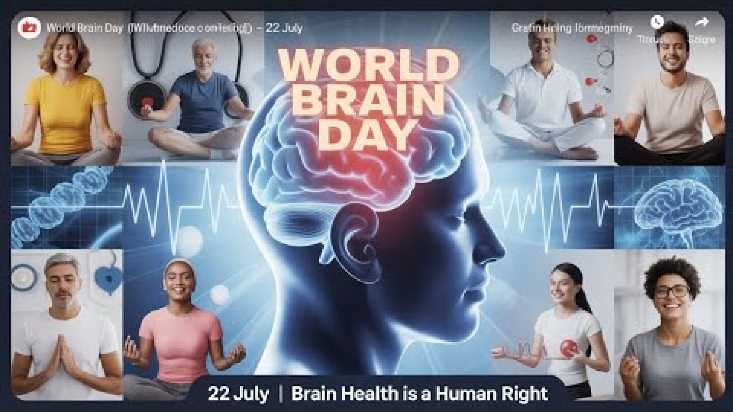 World Brain Day 2025 | Brain Health Matters | 22 July Awareness Day