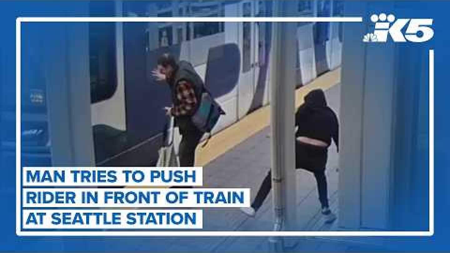 Suspect attempted to push victim into Northgate light rail train, prosecutors say