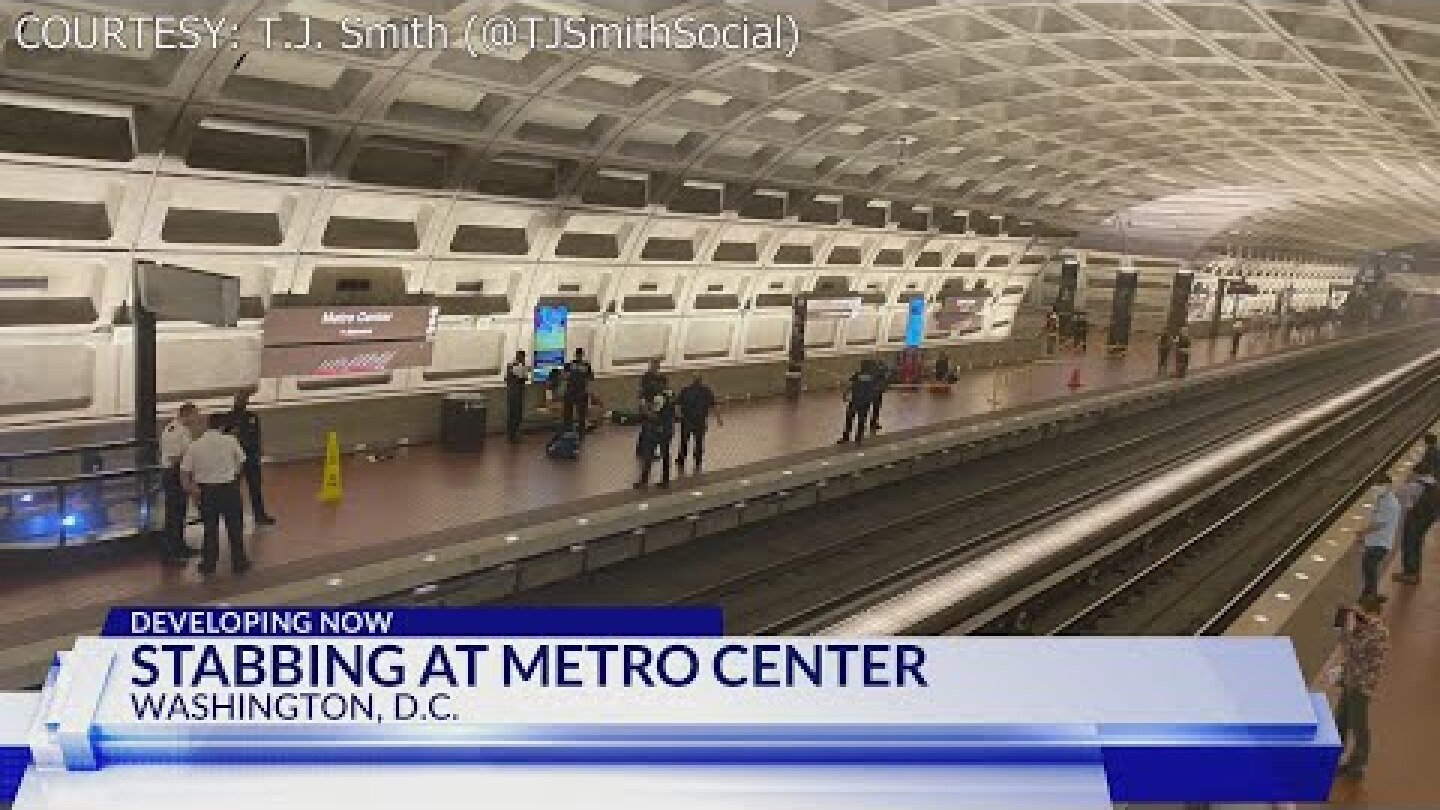 2 injured in stabbing at Metro Center station