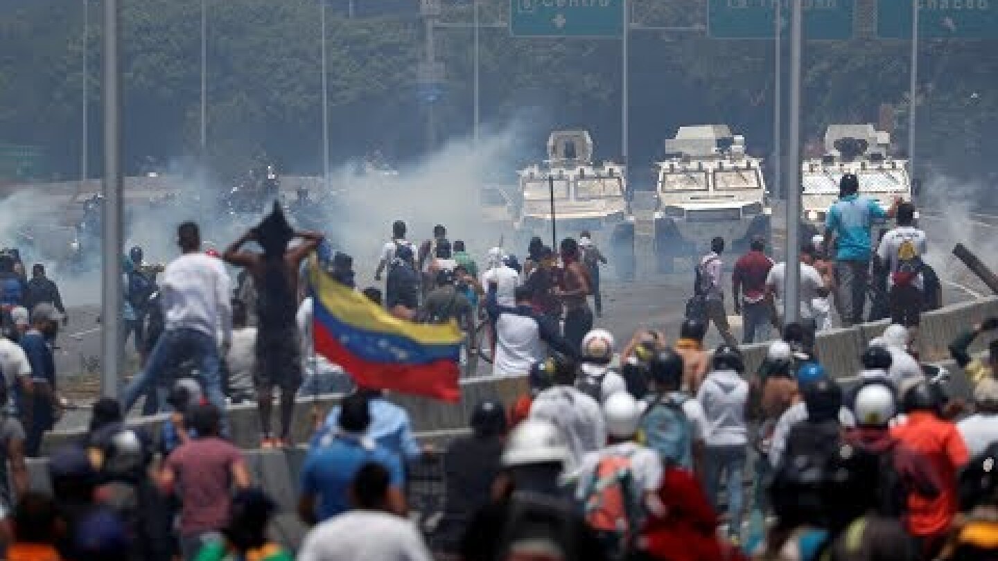 In Venezuela, Guaido calls for military to turn against Maduro