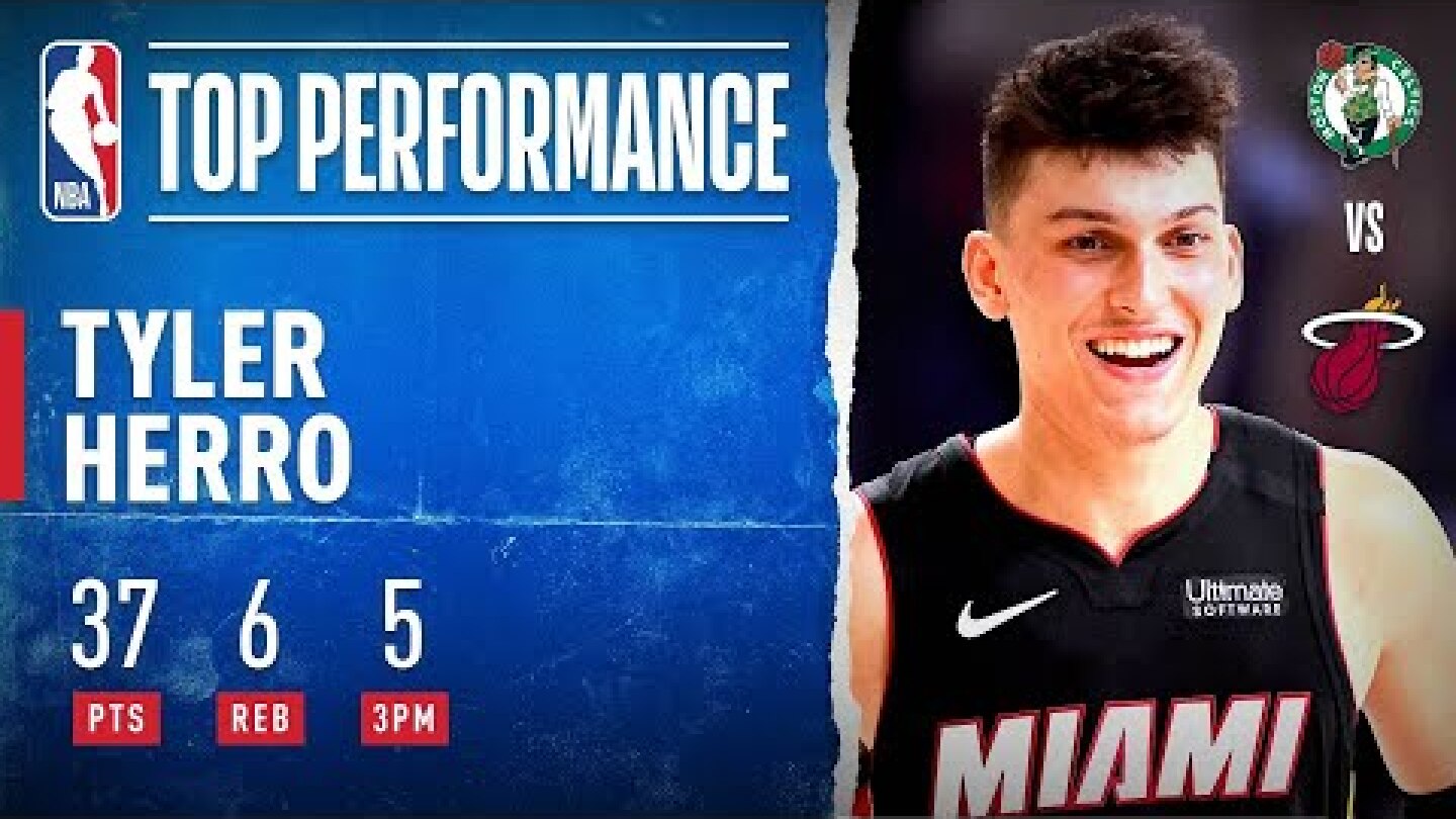 Tyler Herro ERUPTS For #NBAPlayoffs Career-High 37 PTS!