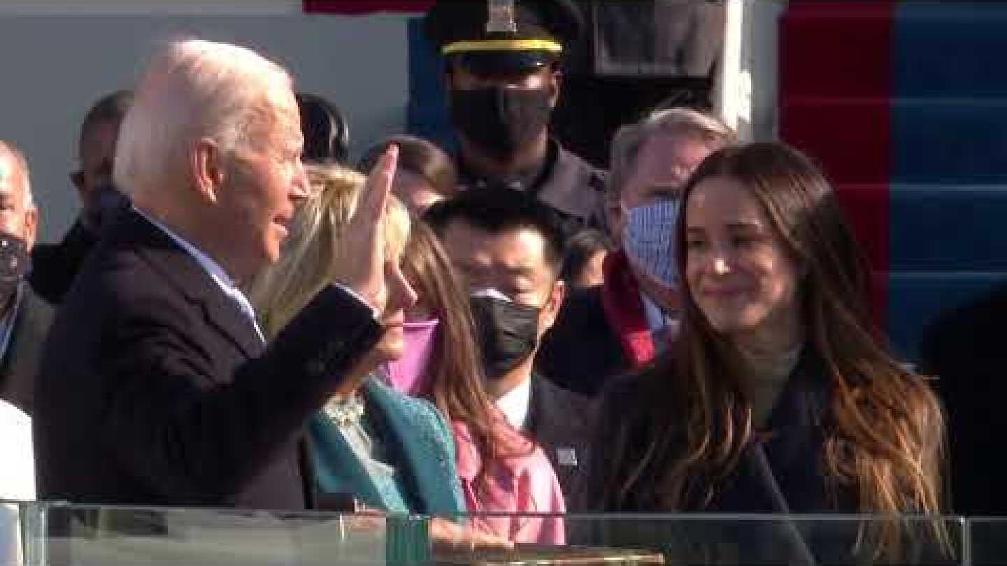 Watch President Joe Biden being sworn into office.