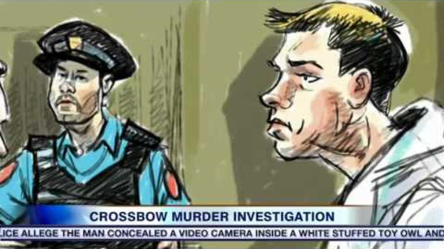 Video: Police charge 35-year-old man in crossbow murders