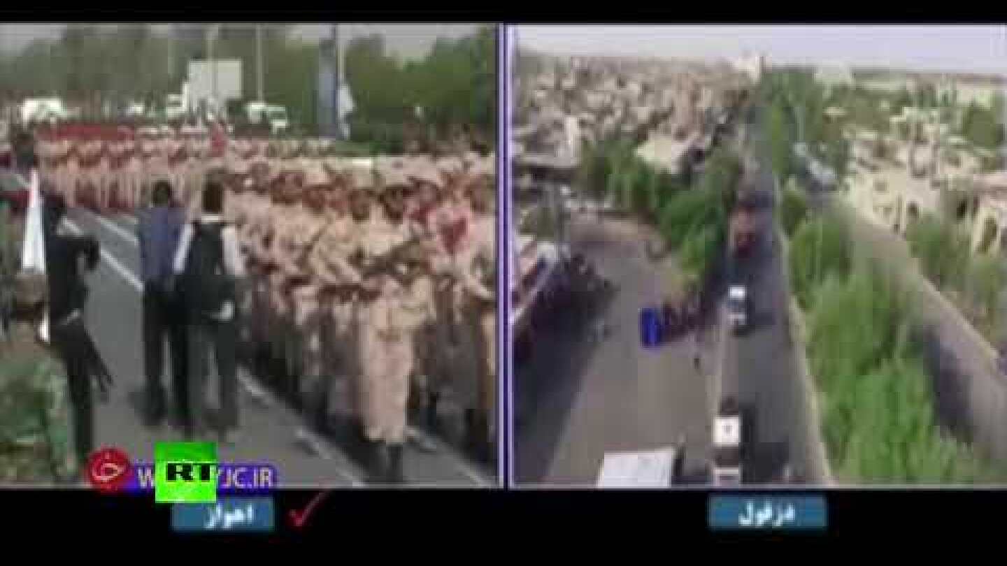 Attack on military parade in Iran caught on cam (DISTURBING)