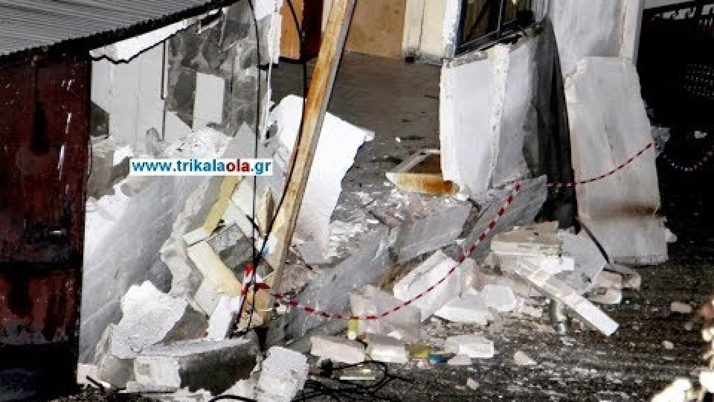 Τρίκαλα έπεσε σπίτι εκκενώθηκαν τρία κατολισθήσεις Πιαλεία έντονο φαινόμενο Δευτέρα 26 2 2018