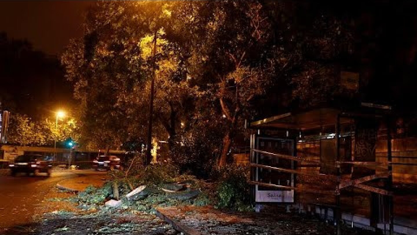 Hurricane Leslie causes widespread damage in Portugal