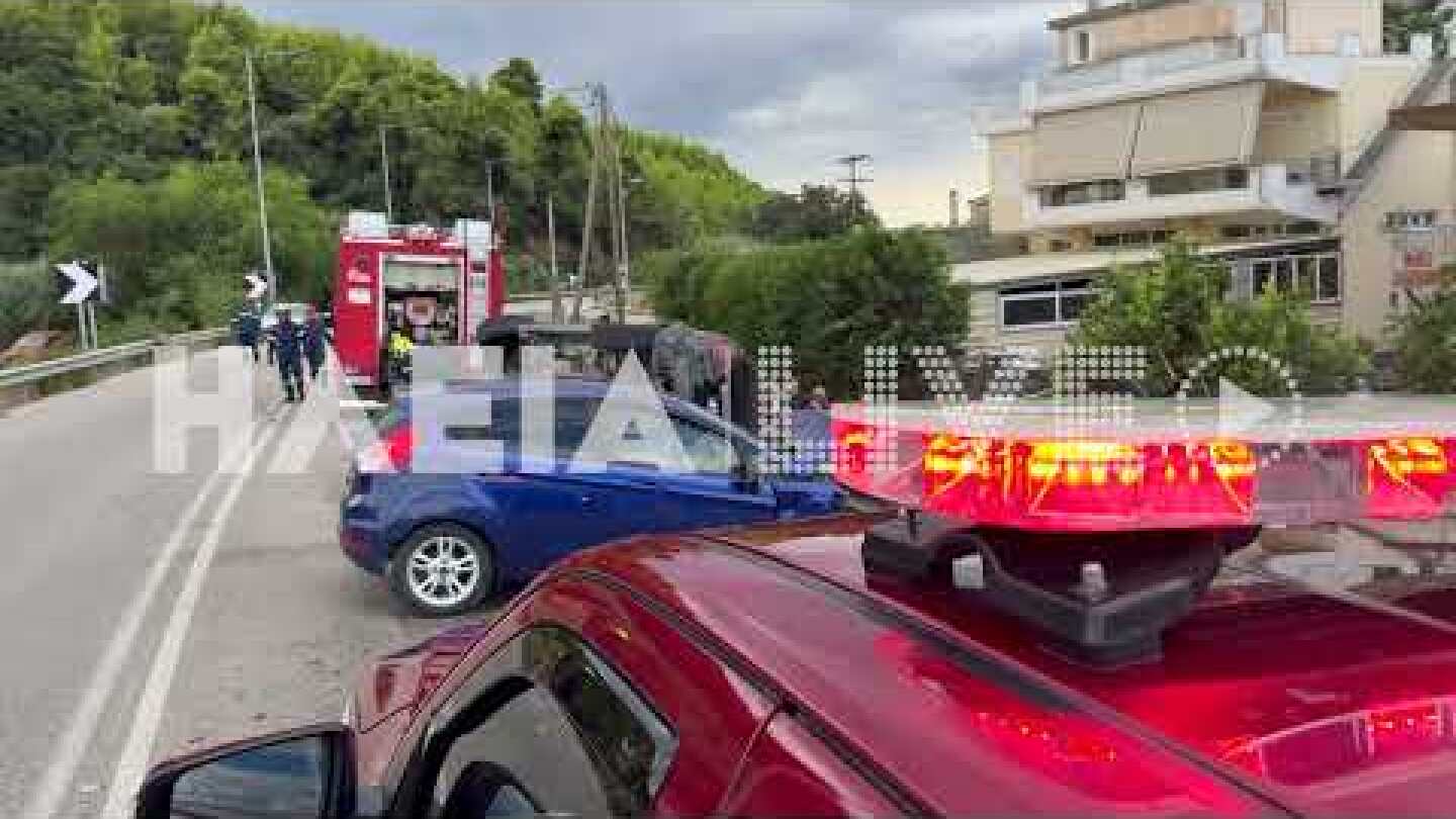 ilialive.gr - Σοβαρό τροχαίο με έξι τραυματίες στο Κάτω Σαμικό