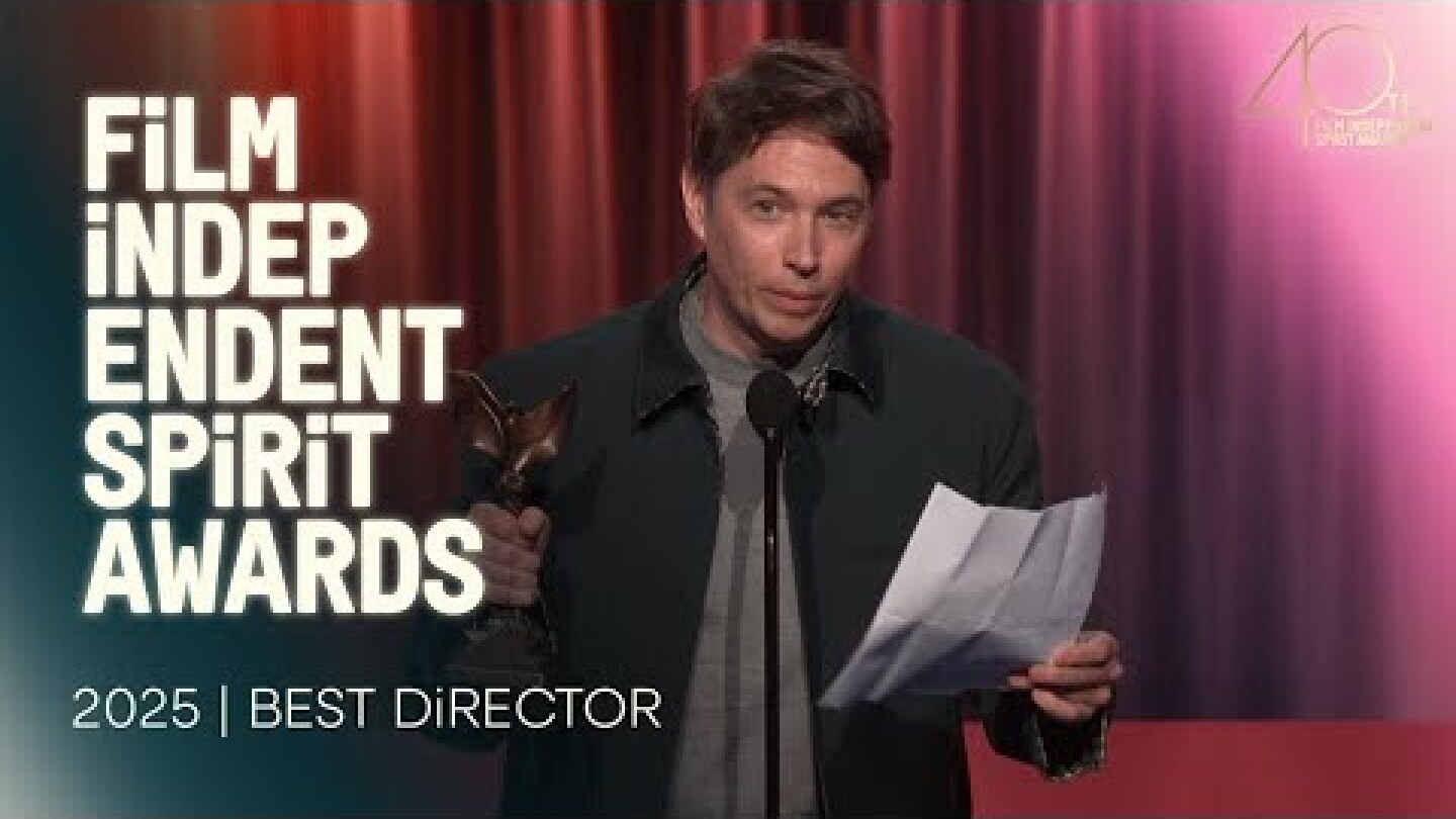 SEAN BAKER wins BEST DIRECTOR at the 2025 Film Independent Spirit Awards