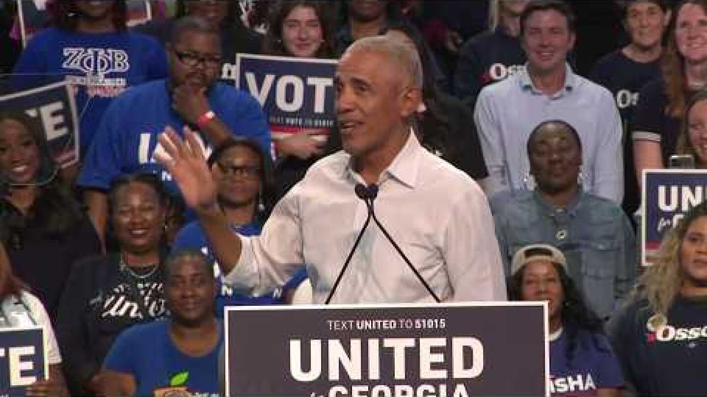 Obama on Trump's reaction to Cheesecake Factory joke: He wasn't 'upset' by Saddam Hussein reference
